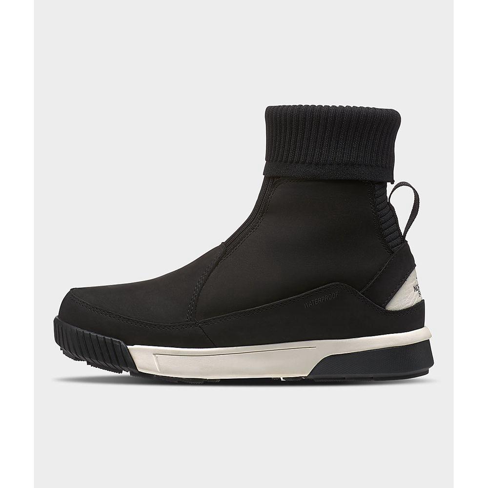 The North Face Sierra Knit Wp Γυναικεια Μπότες - Μαυρα / Ασπρα (ESMG19328)